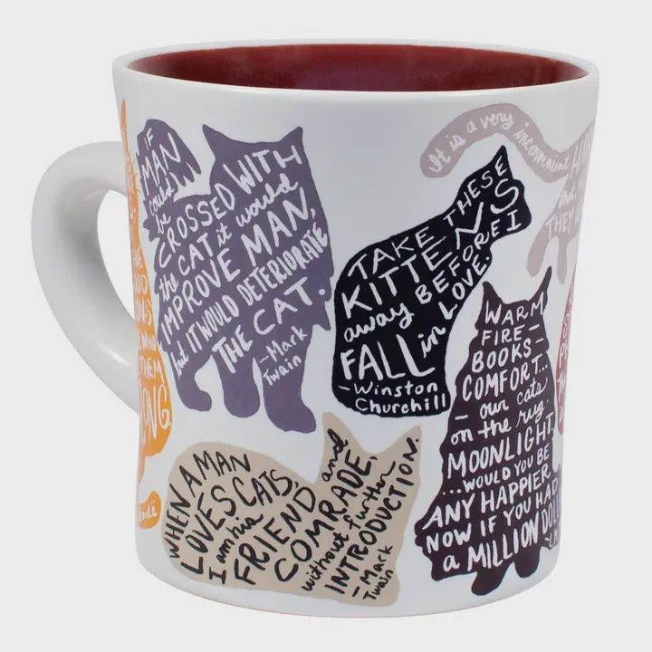 Literature Cat Quotes Coffee Mug
