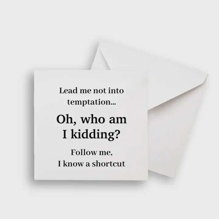 I Know a Shortcut Notecard
