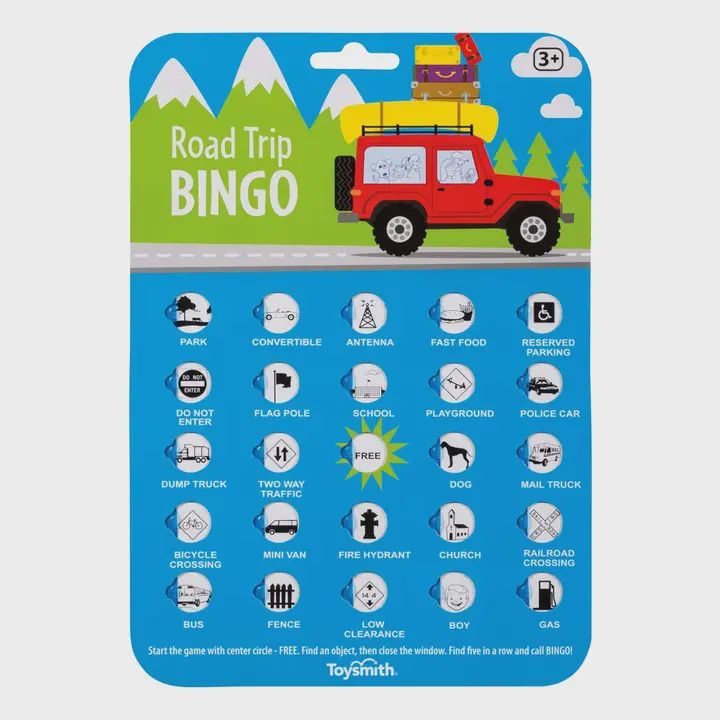 On The Way Games Road Trip Bingo