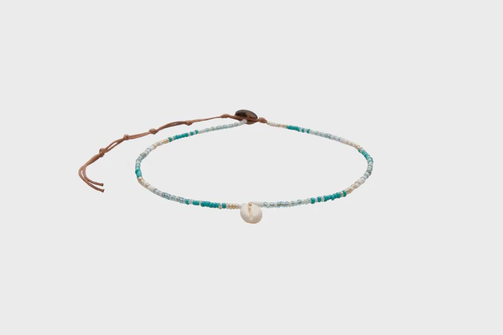Sandy in Sanibel Seed Bead Shell Necklace