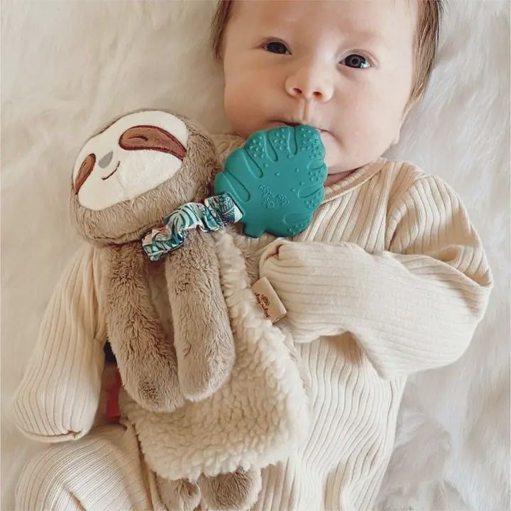 Itzy Friends Lovey Plush - Peyton the Sloth