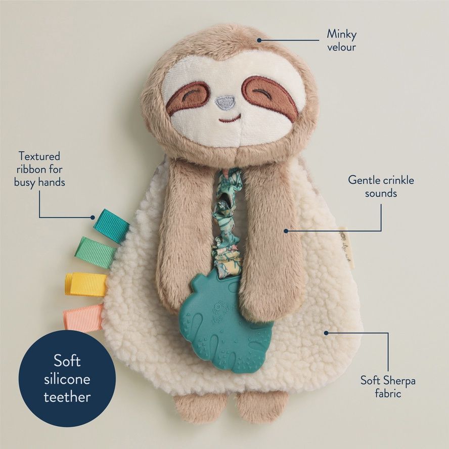 Itzy Friends Lovey Plush - Peyton the Sloth