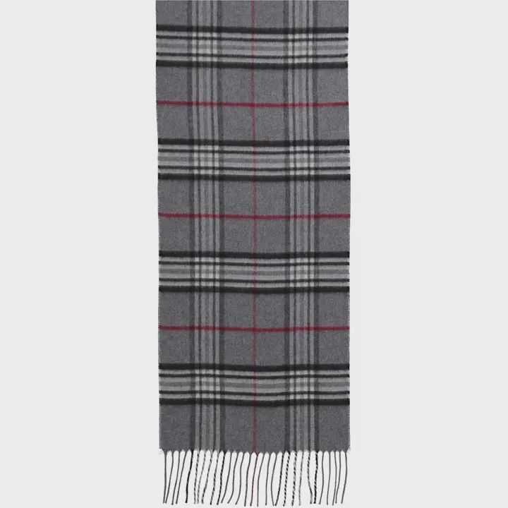 Fraas Plaid Cashmink Scarf