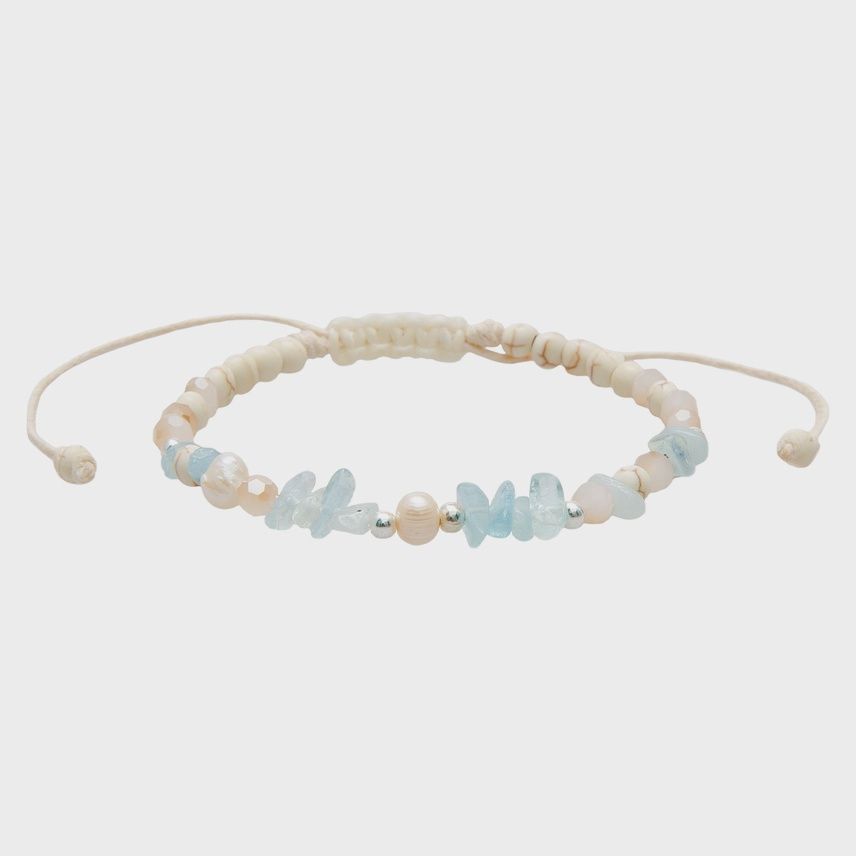 Blue Lagoon Sea Stone Bracelet