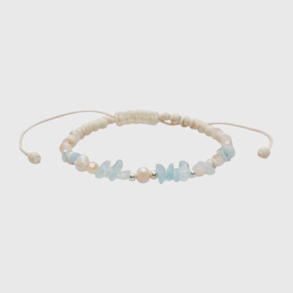 Blue Lagoon Sea Stone Bracelet