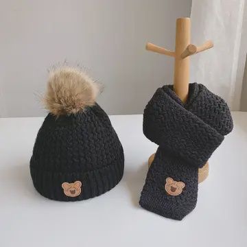 Children's Knitted Hat &amp; Scarf
