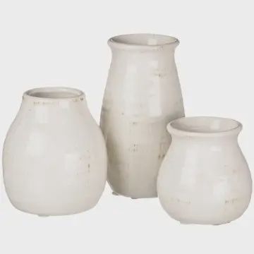 White Glossy Vase Medium