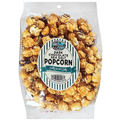 Popcorn Dark Chocolate Sea Salt 8oz
