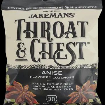 Jakemans Throat &amp; Chest Anise Lozenges