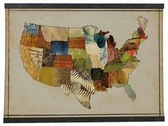 Canvas Wall USA Map