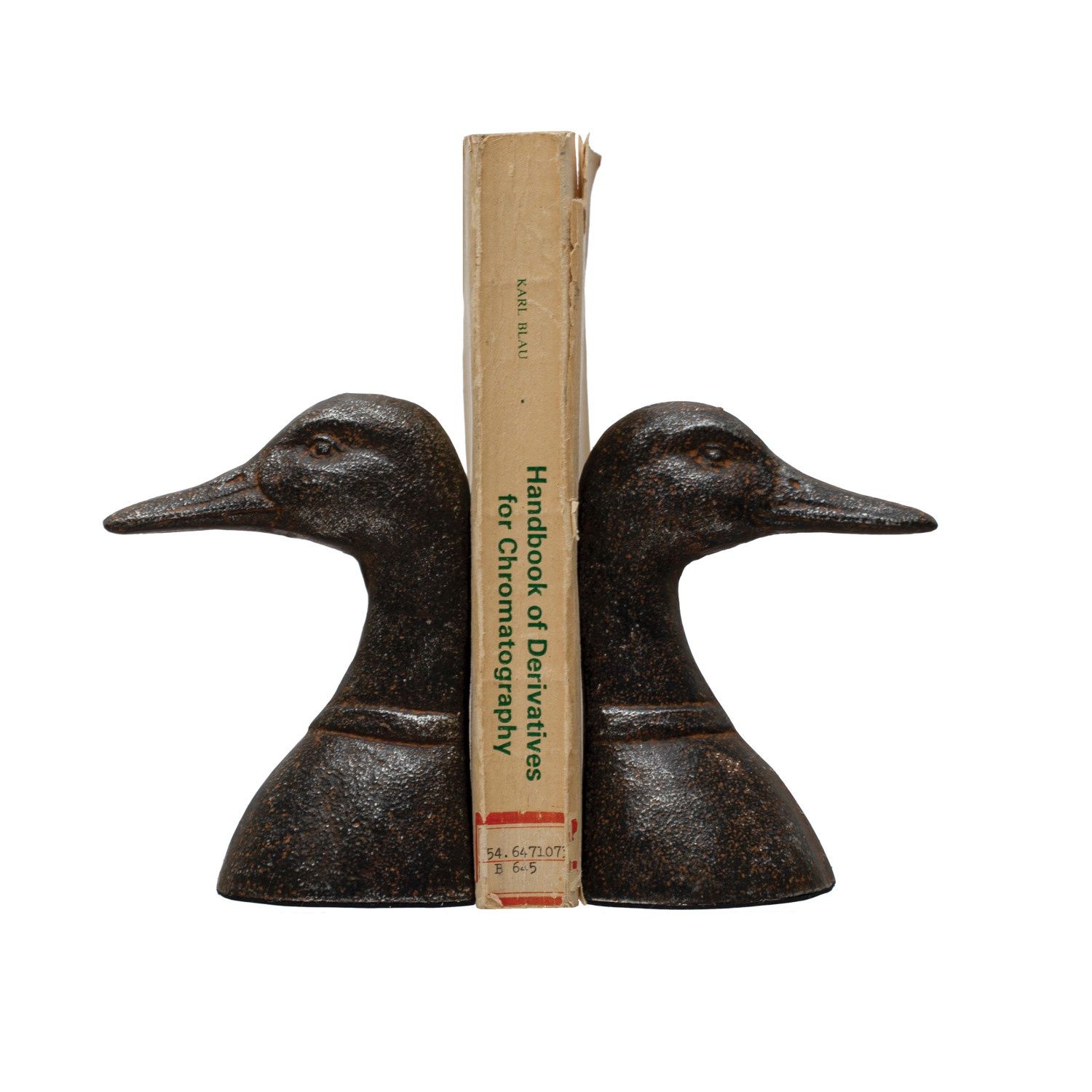 Duck Head Bookends Cast Iron