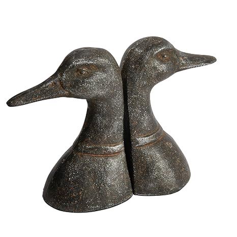 Duck Head Bookends Cast Iron