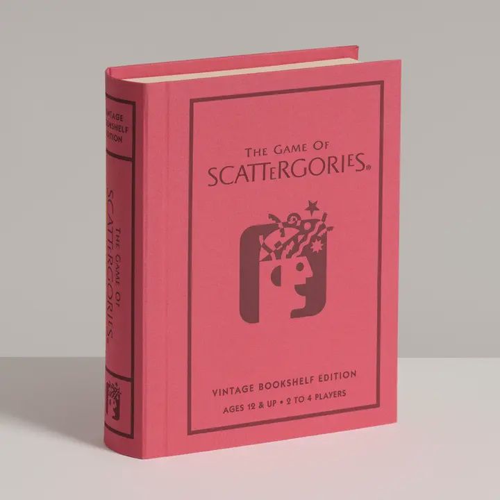 Vintage Bookshelf Edition Board Games, Style: Scattergories