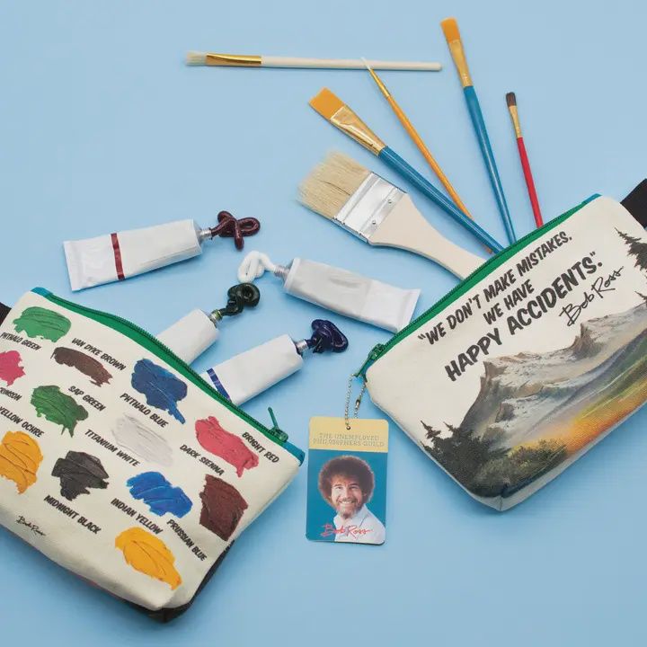 Bob Ross Zipper Bag