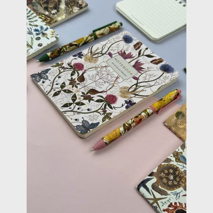 Symmetrical Flora Notebook