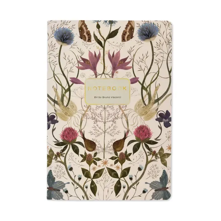 Symmetrical Flora Notebook