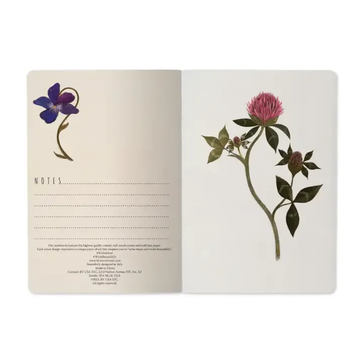 Symmetrical Flora Notebook