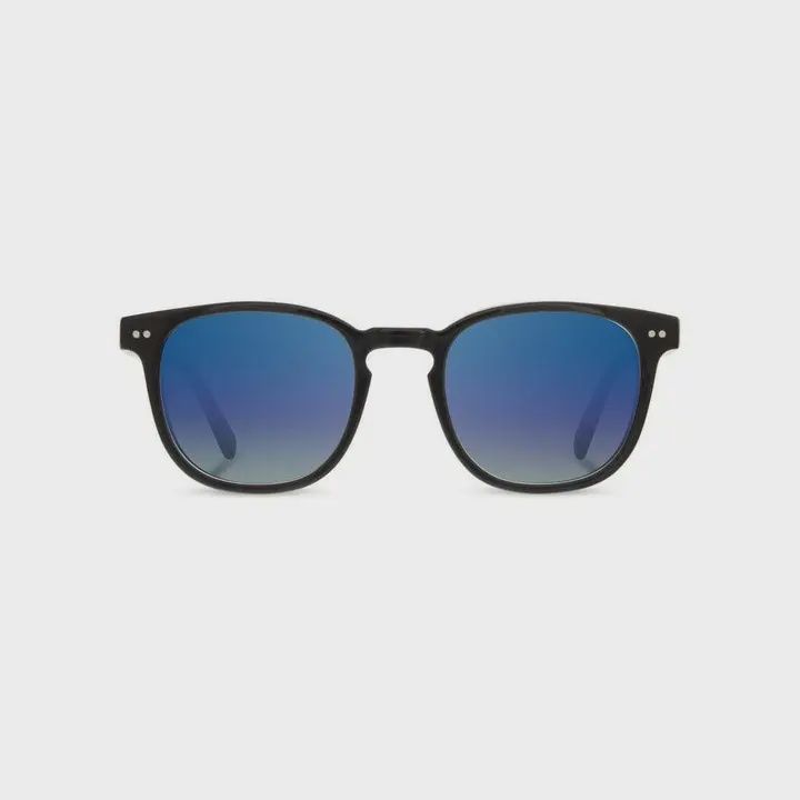 Topo Sunglasses - Black Polarized Blue Flash