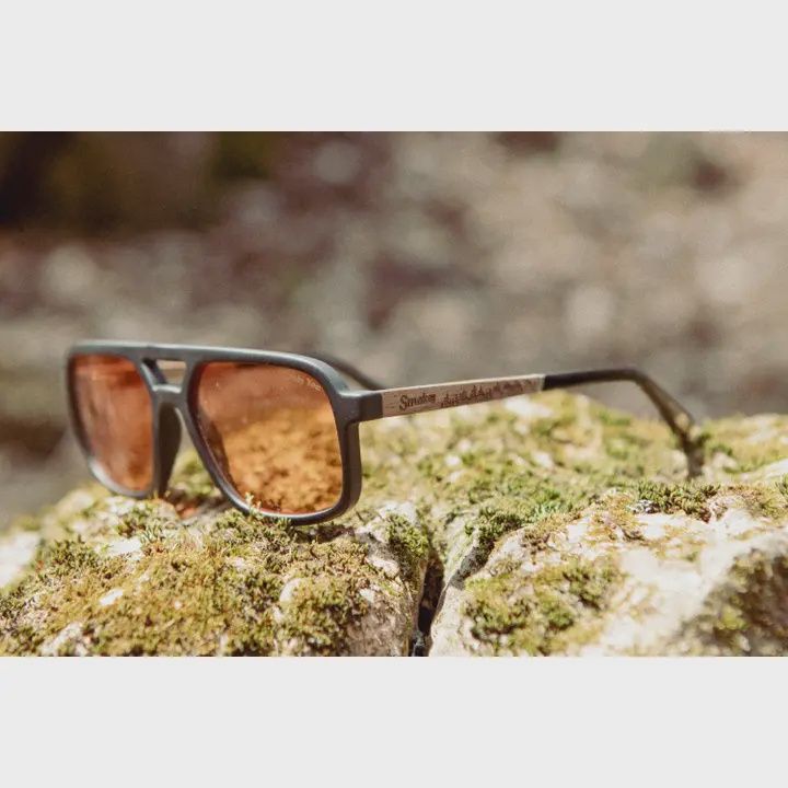 Smokey Bear X Camp Glacier Sunglasses - Matte Black
