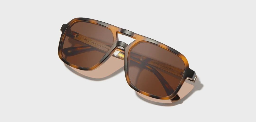 Glacier Sunglasses - Basic Polarized Matte Tortoise