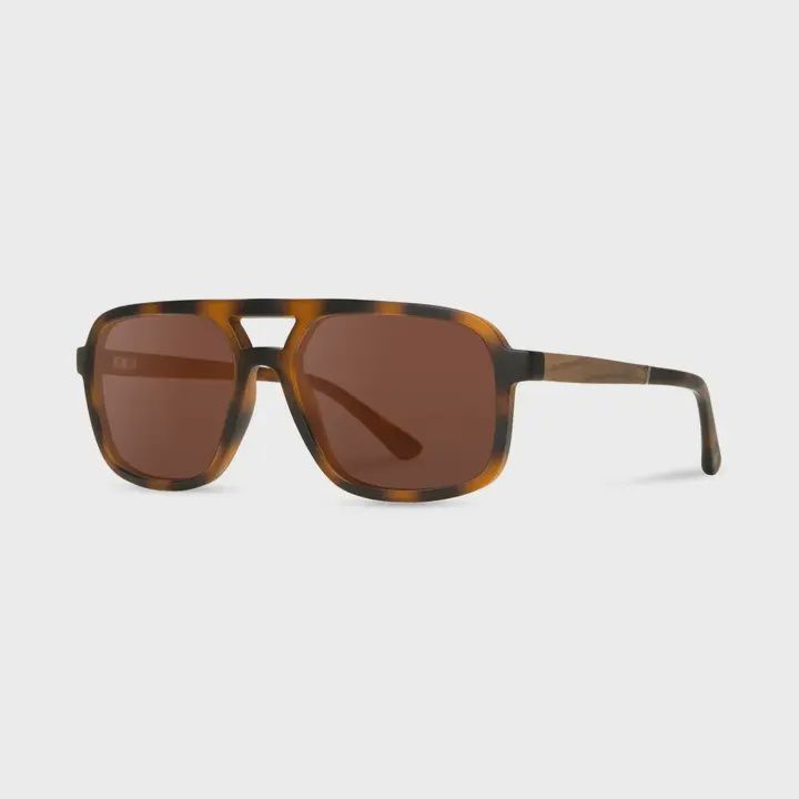 Glacier Sunglasses - Basic Polarized Matte Tortoise