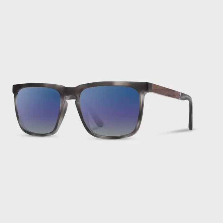 Ridge Sunglasses - Polarized Blue Matte Pearl Grey