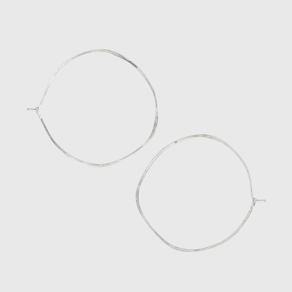 Silver Minimal Hoop Earrings