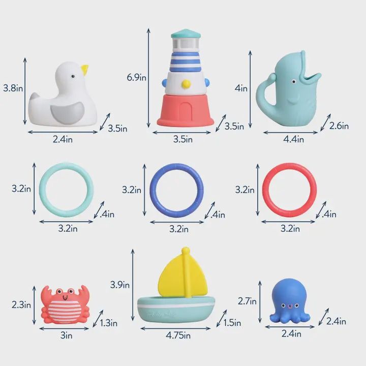 Seaside Splash Gift Set - Bath + Water Toy