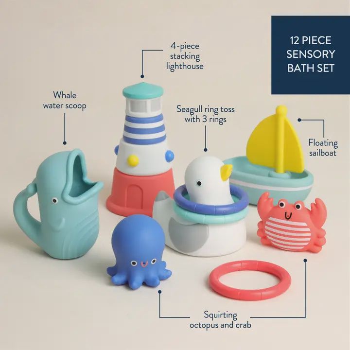 Seaside Splash Gift Set - Bath + Water Toy