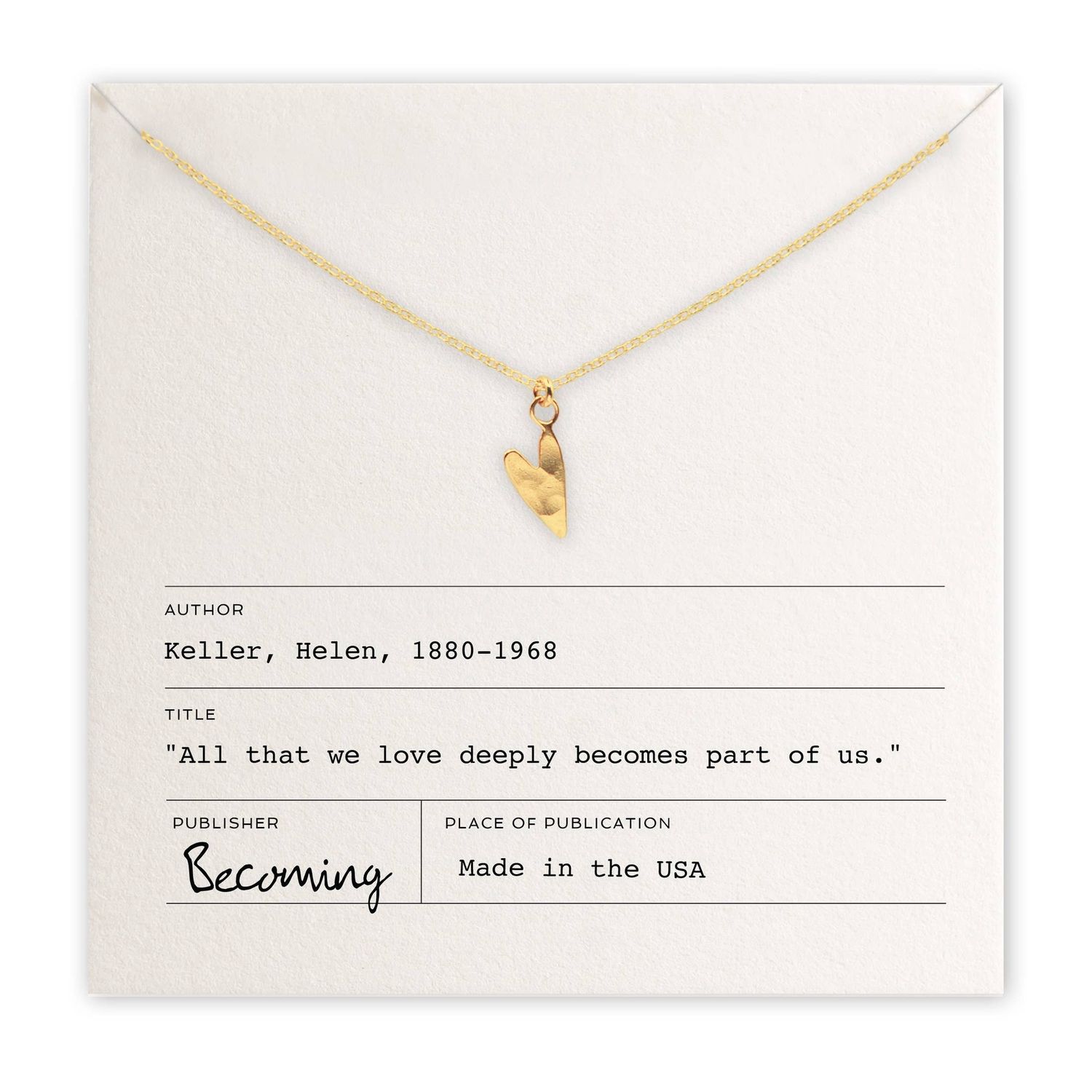 Love Deeply Necklace