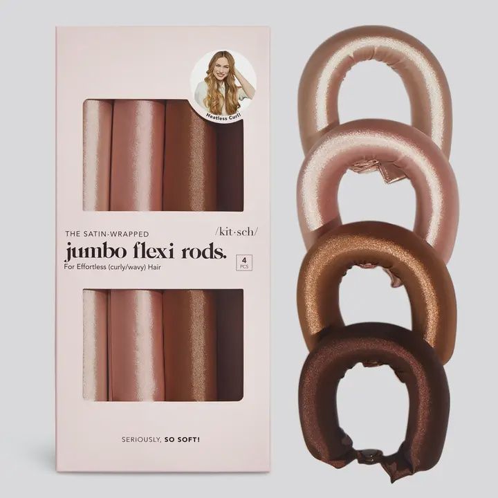 Satin Heatless Curling Set