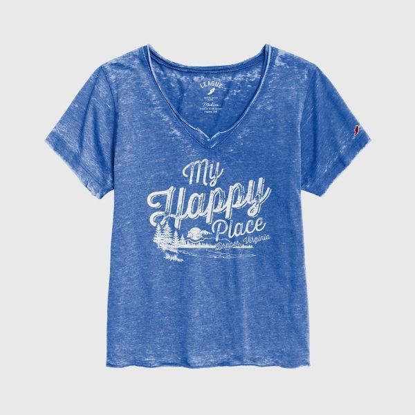 My Happy Place V-Neck Tee