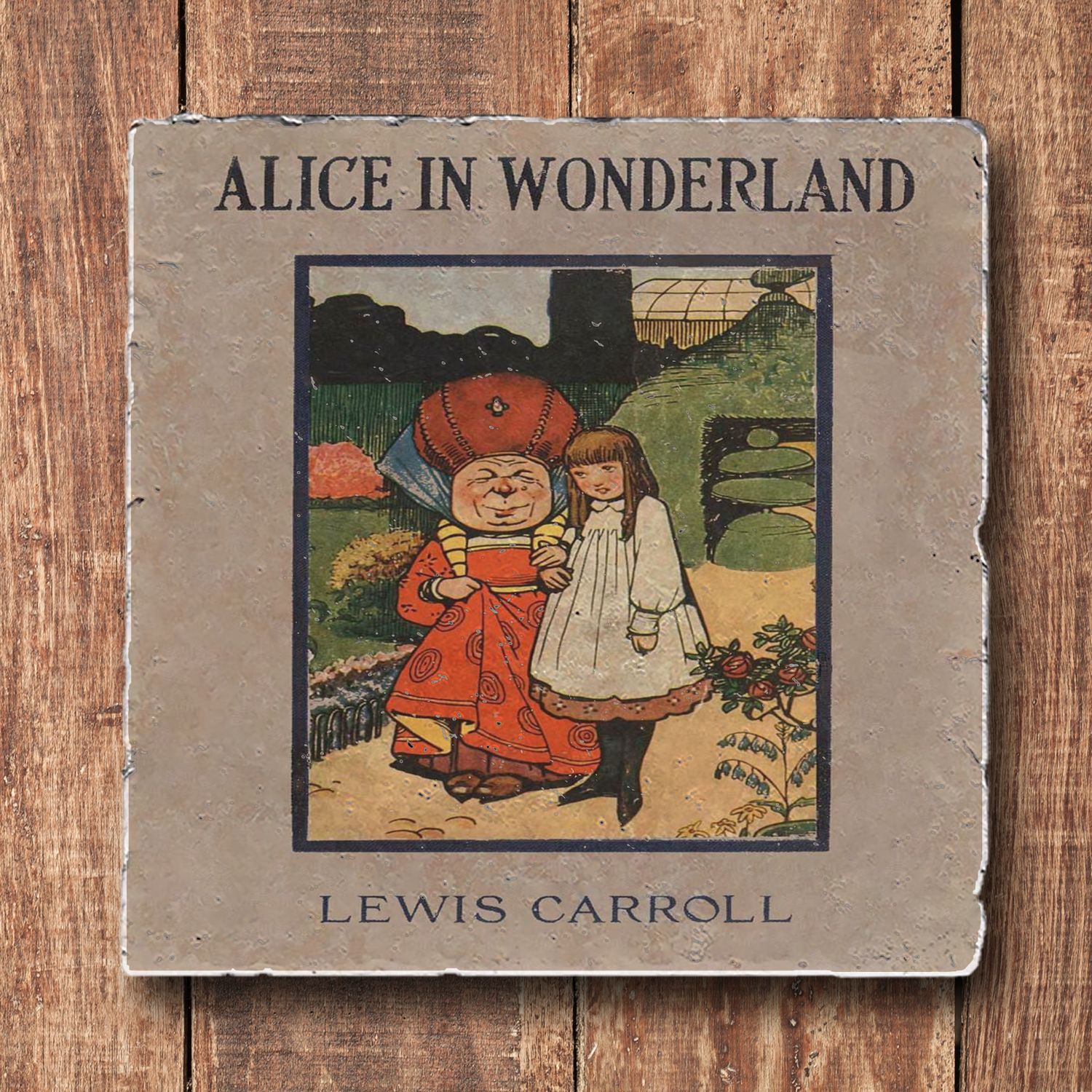 Children's Book Coasters, Style: Alice In Wonderland - L. Carroll