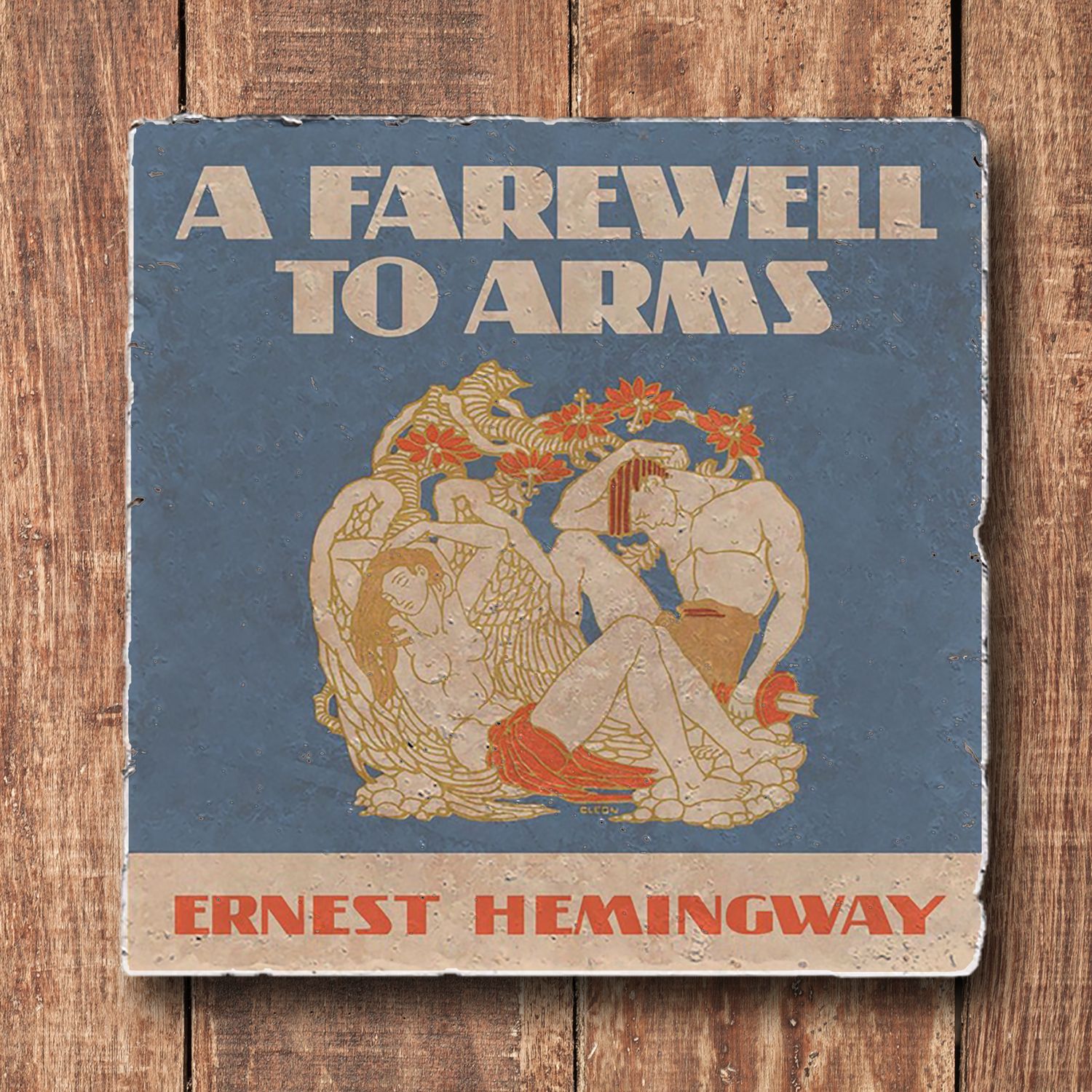 Classic Book Coasters, Style: A Farewell to Arms - Hemingway