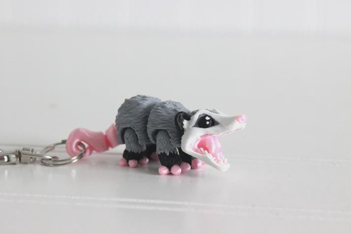 Opossum Keychain