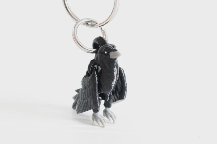 Raven Keychain