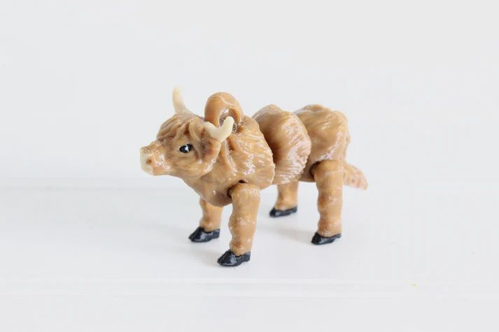 Highland Cow Keychain