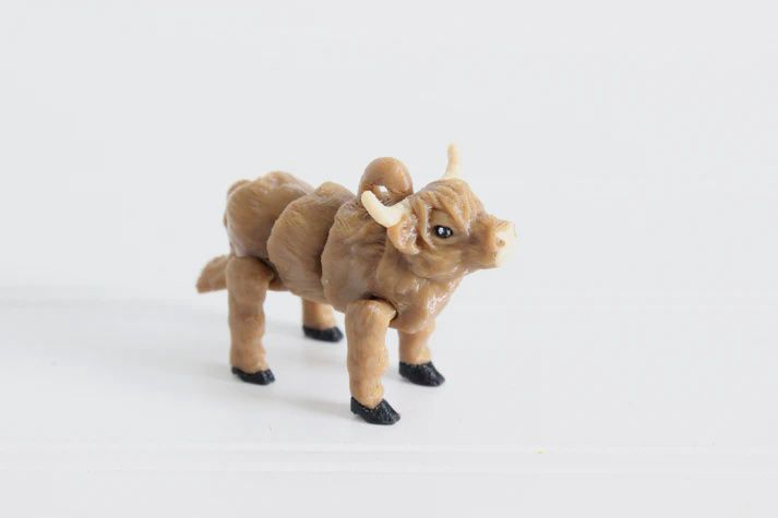 Highland Cow Keychain