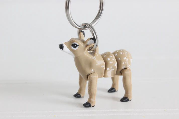 Female Deer Keychain