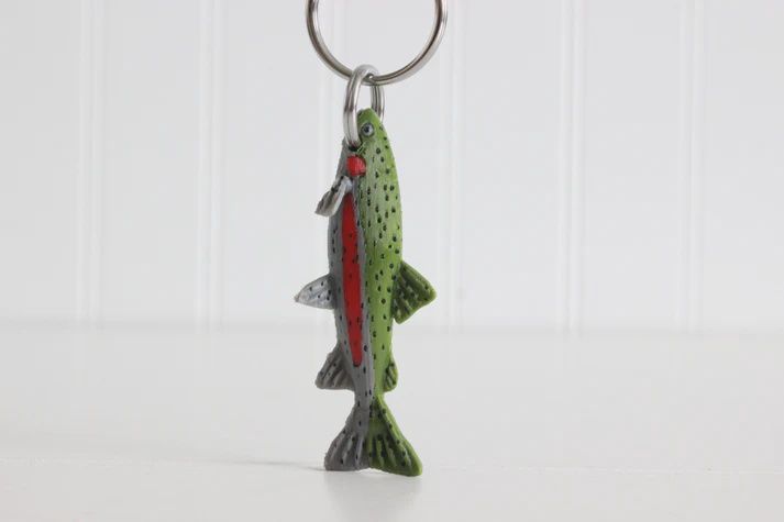 Rainbow Trout Keychain