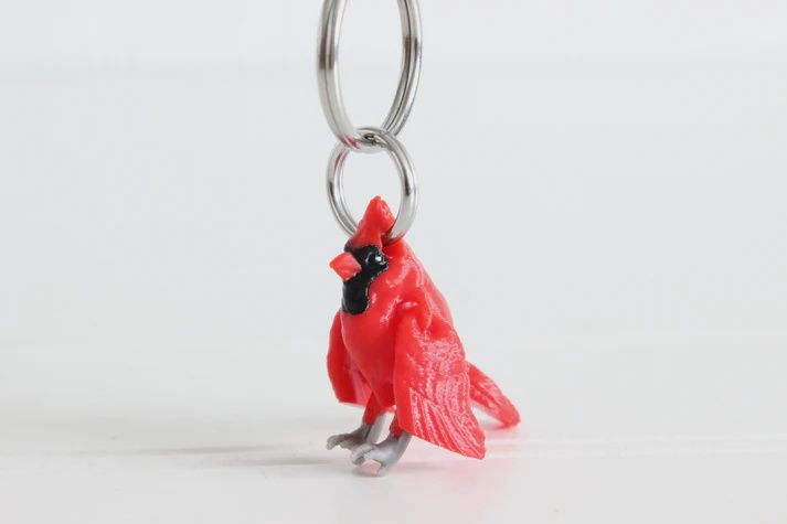 Cardinal Keychain