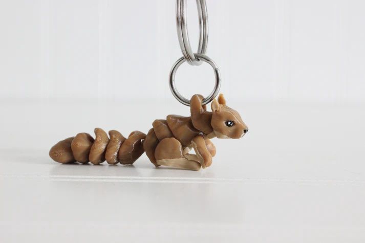 Squirrel Keychain