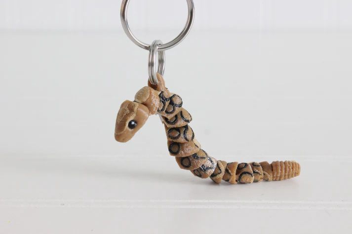 Rattle Snake Keychain