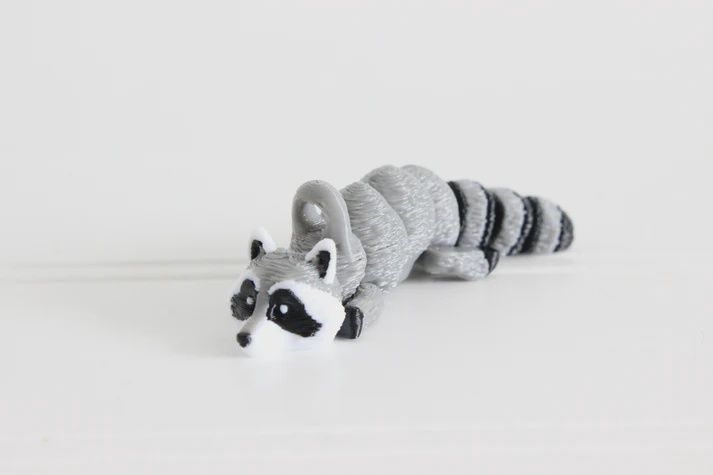 Raccoon Keychain