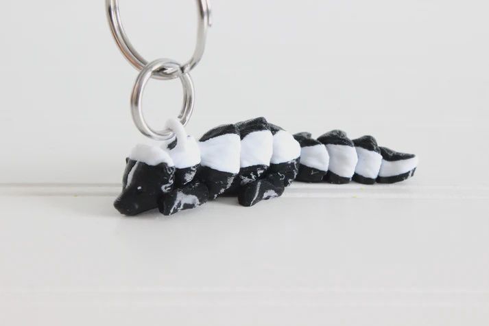 Skunk Keychain