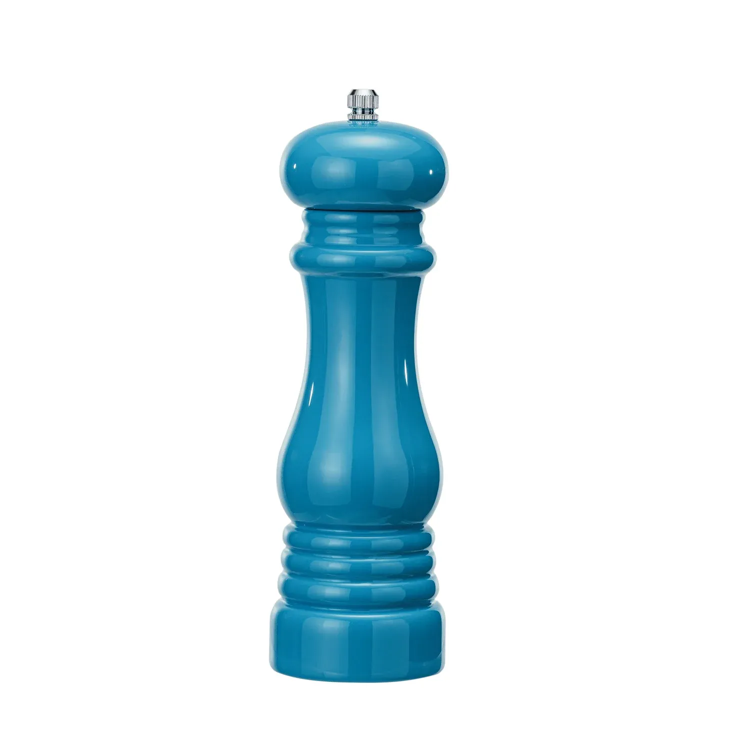 Enameled Rubberwood Salt/Pepper Mill, Color: Blue