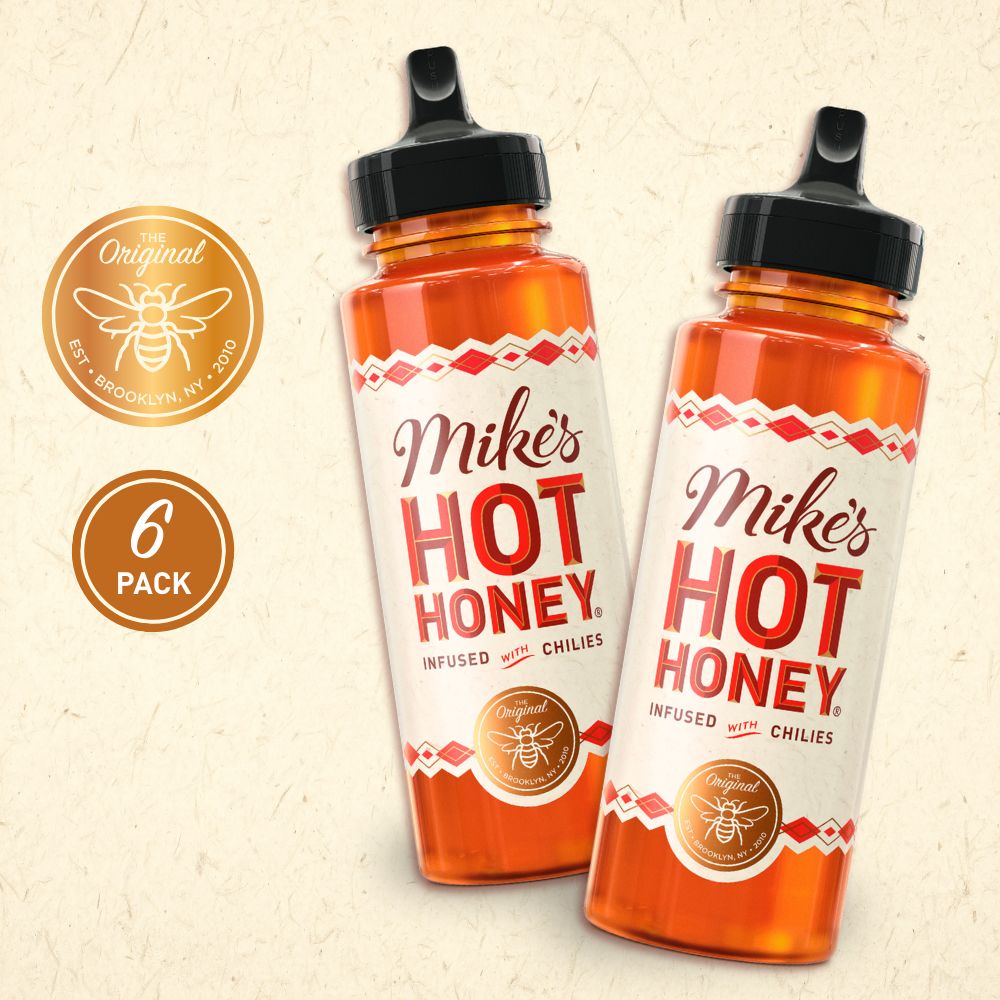 Mike's Hot Honey | Original | 6-pack | 12oz | Squeeze Bottle