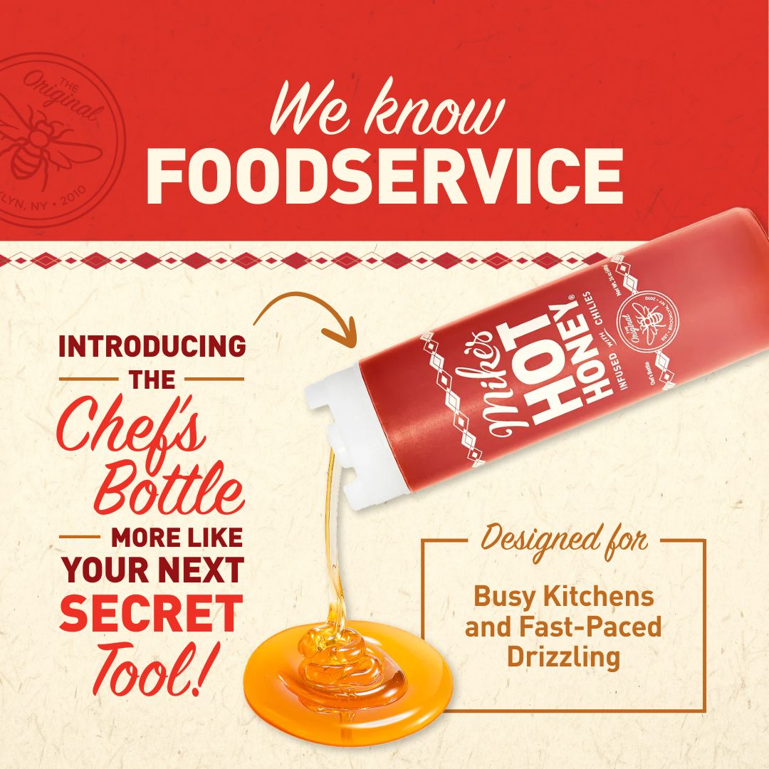 Mike's Hot Honey | Original | Chef's Bottle | 4 x 24 oz