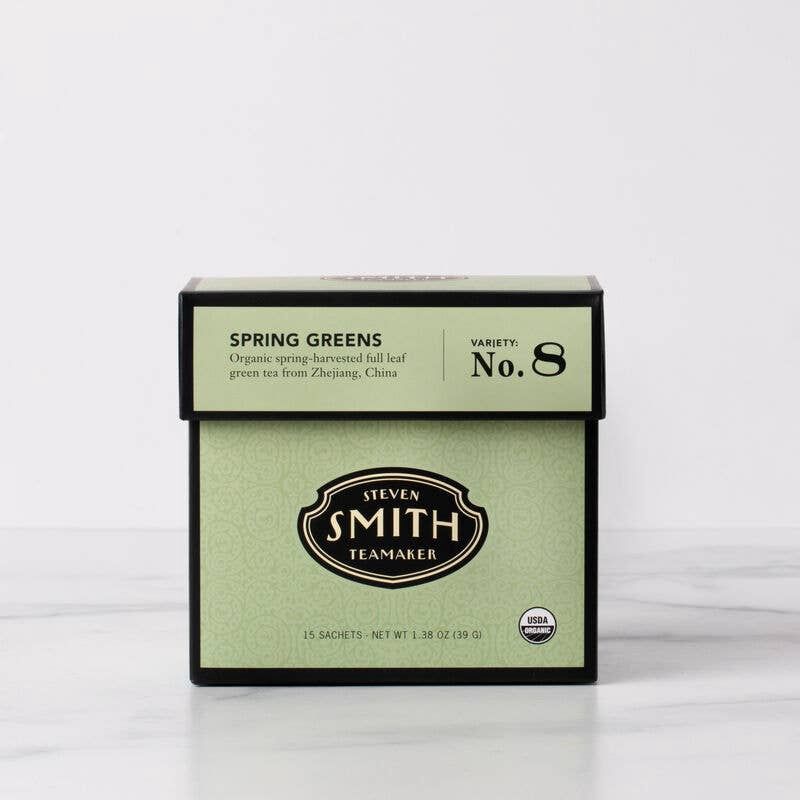 Organic Spring Greens - Green Tea - Retail Cartons