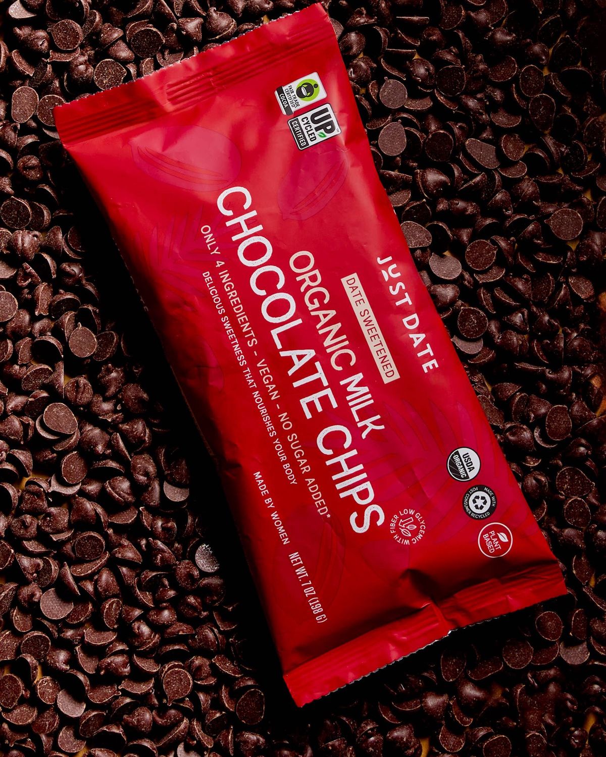 Organic Date Sweetened Milk Chocolate Chips